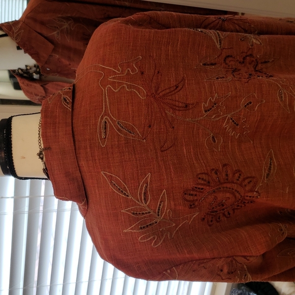 Rust Colored Red/Brown Jacket - Picture 7 of 10